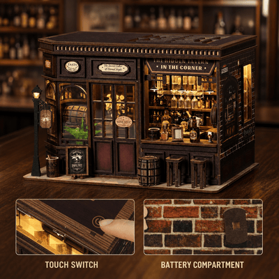 HiNooki - Corner TavernDIY Miniature House