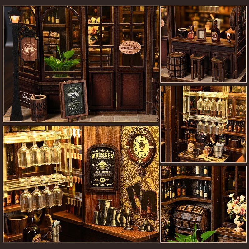 HiNooki - Corner TavernDIY Miniature House