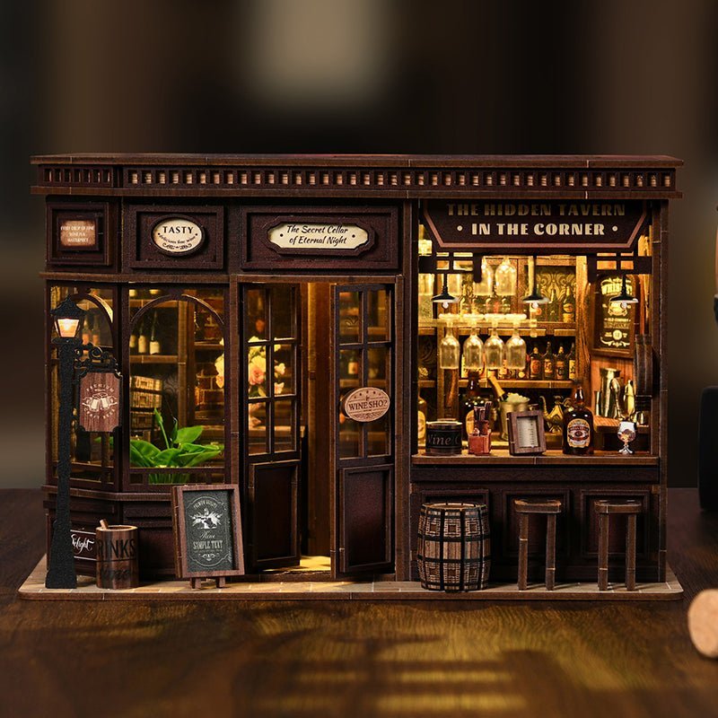 HiNooki - Corner TavernDIY Miniature House