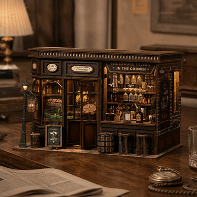 HiNooki - Corner TavernDIY Miniature House