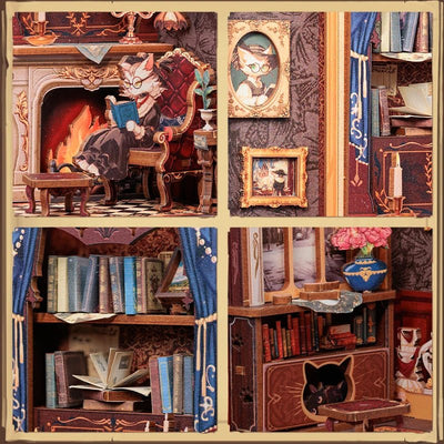 HiNooki - Count Cat's StudyBook Nook