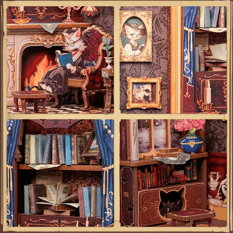 HiNooki - Count Cat's StudyBook Nook