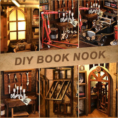 Craftsmanship Repair Shop – DIY book nook kit, HiNooki (image 2)