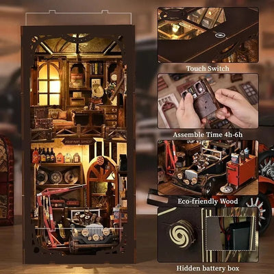 Craftsmanship Repair Shop – DIY book nook kit, HiNooki (image 4)