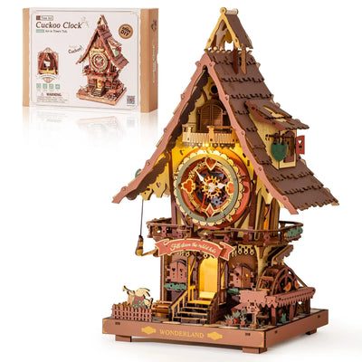 HiNooki - Cuckoo Clock3D Wooden Puzzles