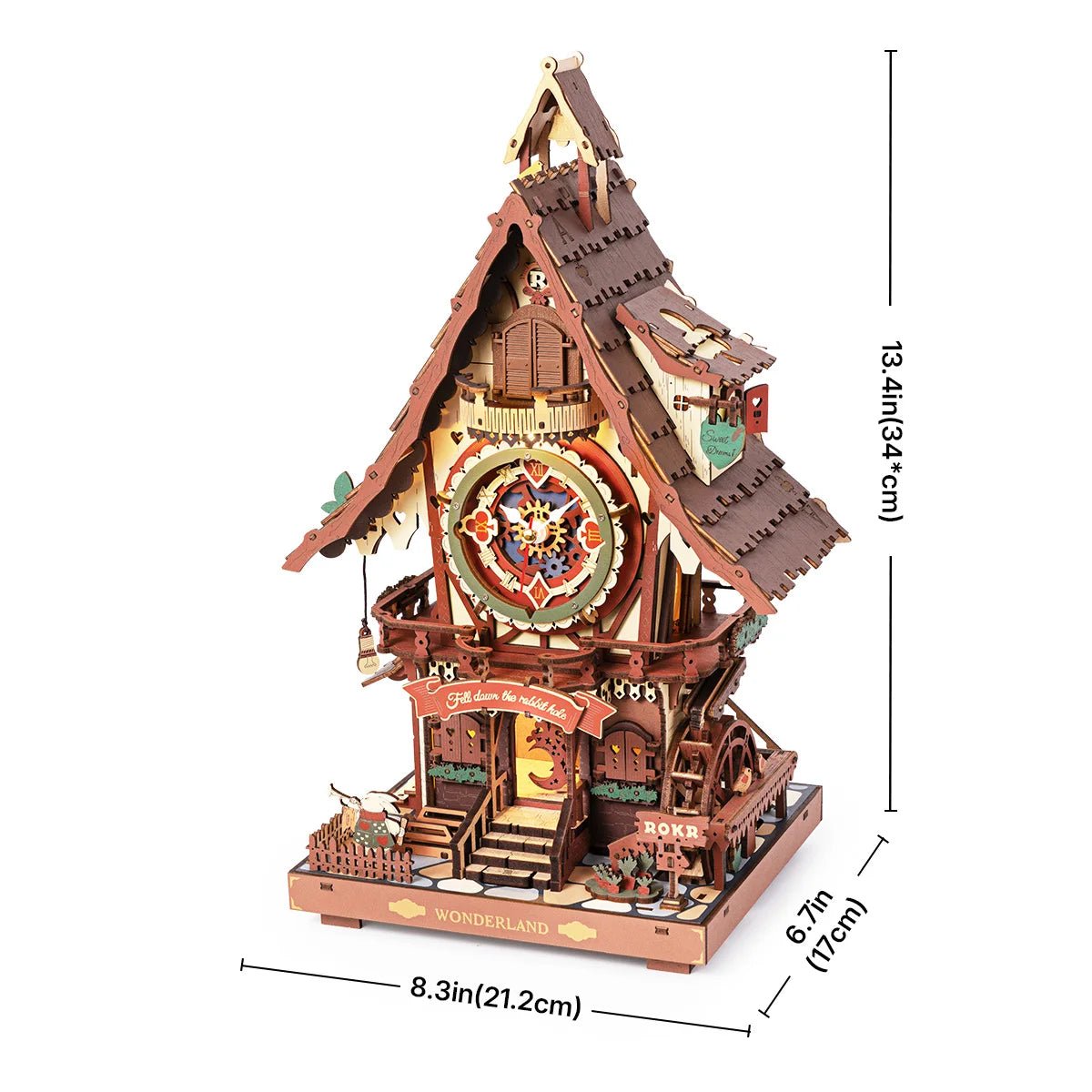 HiNooki - Cuckoo Clock3D Wooden Puzzles