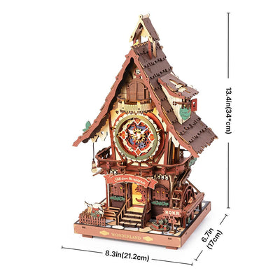 HiNooki - Cuckoo Clock3D Wooden Puzzles
