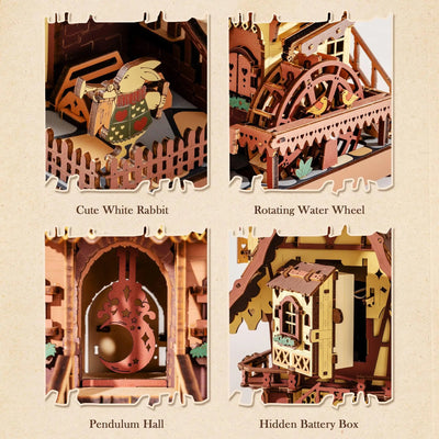 HiNooki - Cuckoo Clock3D Wooden Puzzles