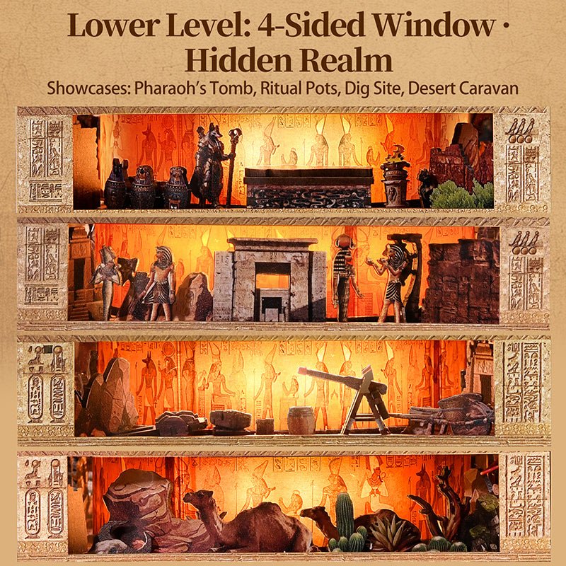 HiNooki - Desert Secret JourneyDIY Book Nook Kit