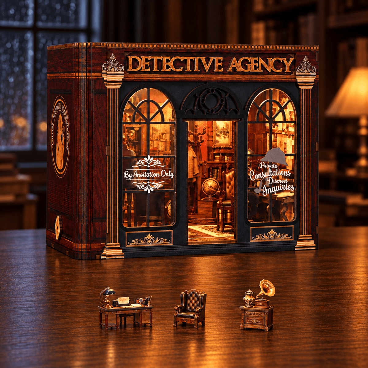 HiNooki - Detective AgencyDIY Book Nook Kit