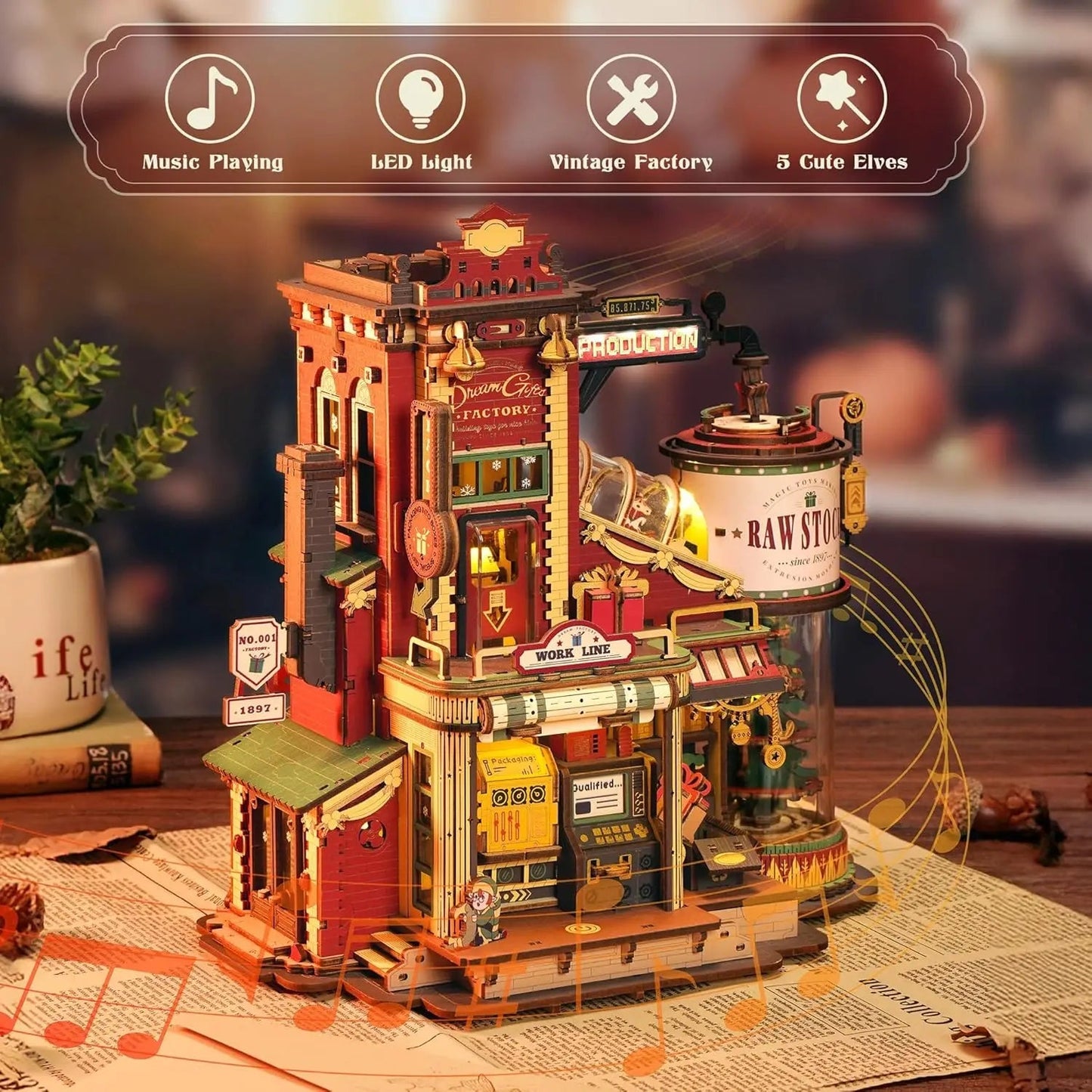 HiNooki - Dream Gift FactoryDIY Miniature House