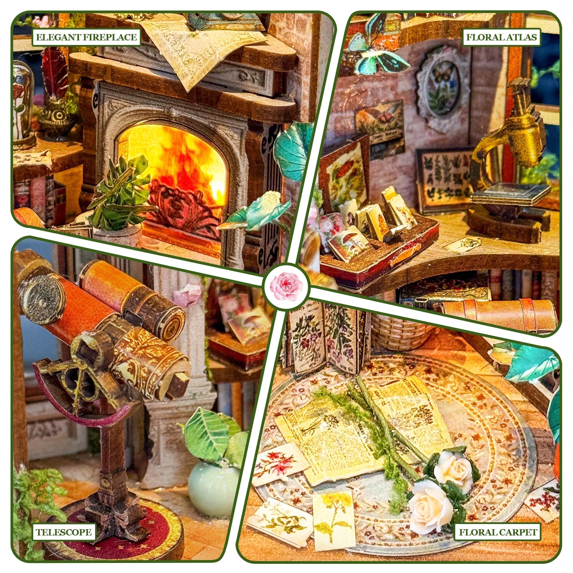 HiNooki - Dreamland Floral StudioBook Nook