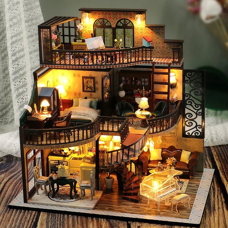 Dreamweaver Loft DIY Book Nook Kit by HiNooki – Miniature Bookshelf Insert | Book Lovers Gift, Cozy Home Decor.