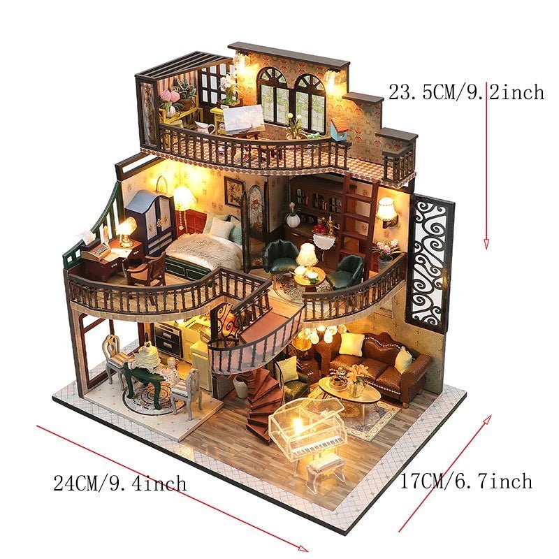 HiNooki - Dreamweaver LoftDIY Miniature House