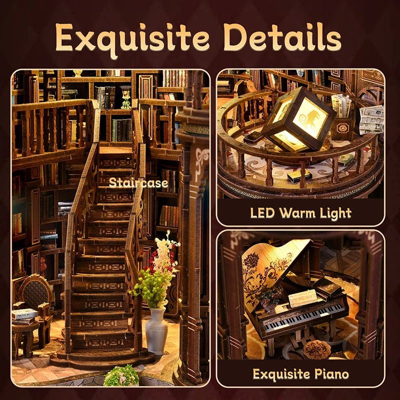 HiNooki - Dreamy Book HallDIY Miniature House