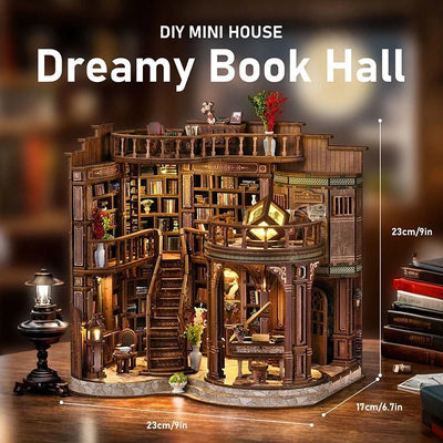 HiNooki - Dreamy Book HallDIY Miniature House