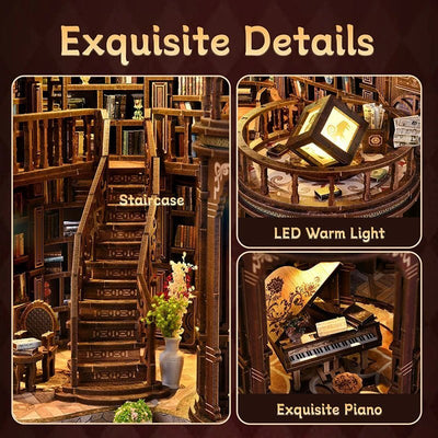 HiNooki - Dreamy Book HallDIY Miniature House
