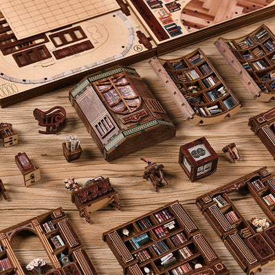 HiNooki - Dreamy Book HallDIY Miniature House