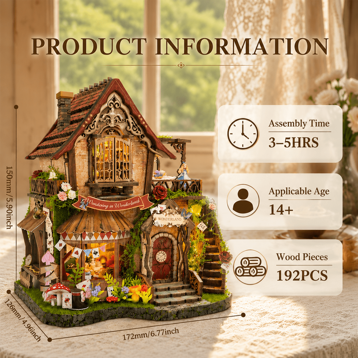 HiNooki - Dreamy CottageDIY Miniature House