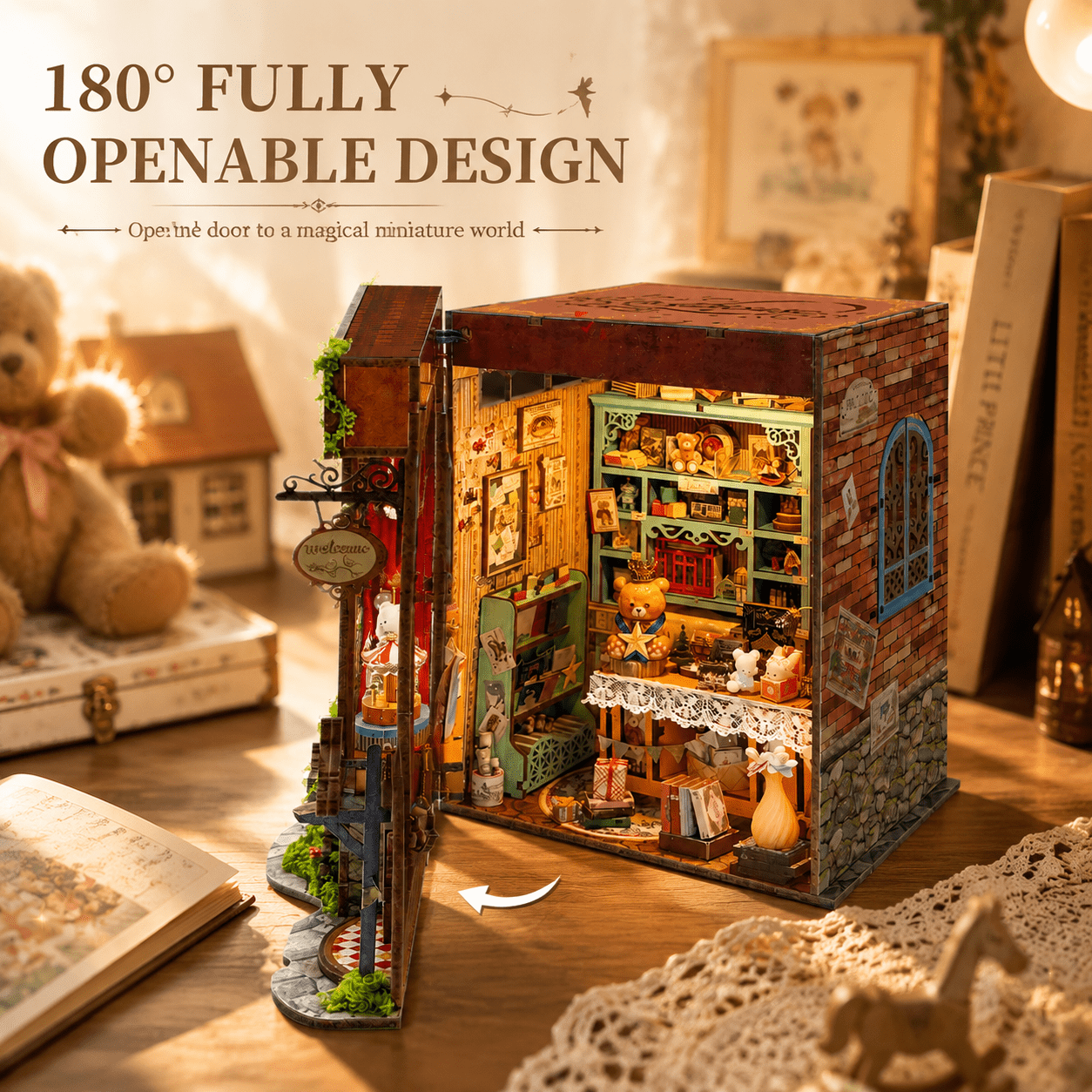HiNooki - Dreamy Fairy Tale HouseBook Nook