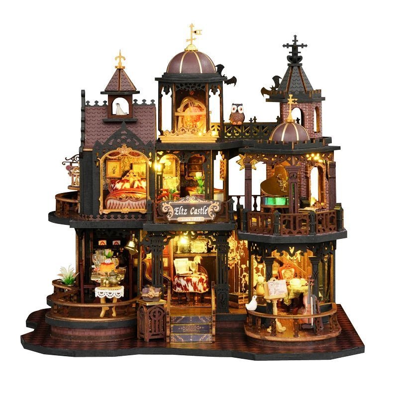 Edinburgh Castle – DIY miniature house kit, HiNooki (image 6)