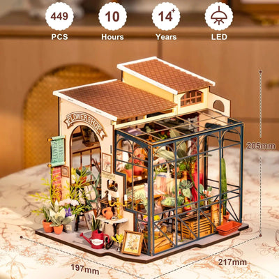 HiNooki - Emily's Flower ShopDIY Miniature House