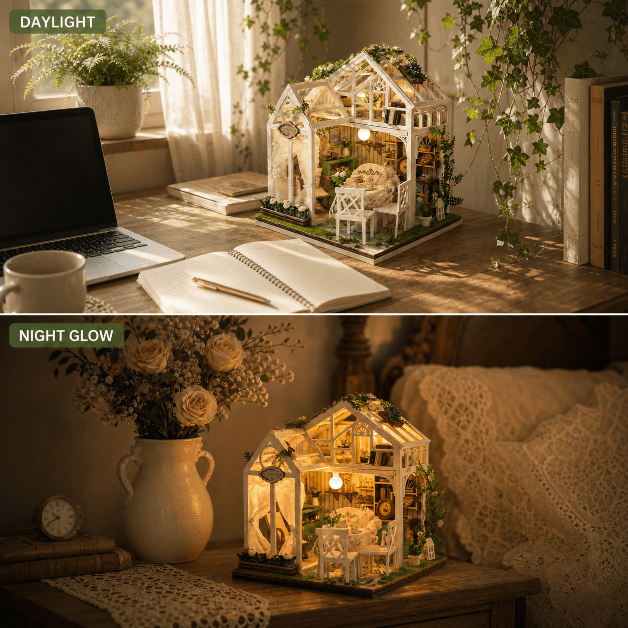 HiNooki - Floral RetreatDIY Miniature House Kit