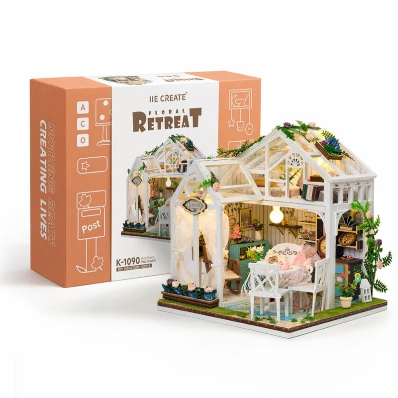 HiNooki - Floral RetreatDIY Miniature House Kit