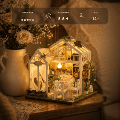 HiNooki - Floral RetreatDIY Miniature House Kit