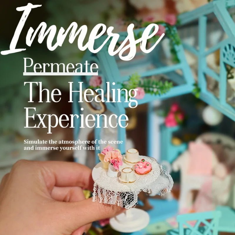 Floral Reverie – DIY miniature house kit, HiNooki (image 3)