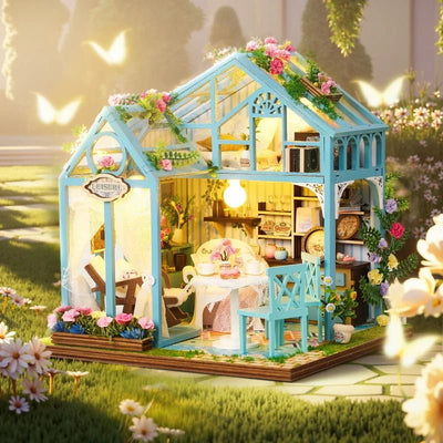 Floral Reverie – DIY miniature house kit, HiNooki (image 1)