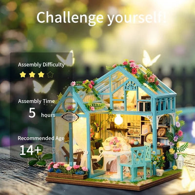 Floral Reverie – DIY miniature house kit, HiNooki (image 4)