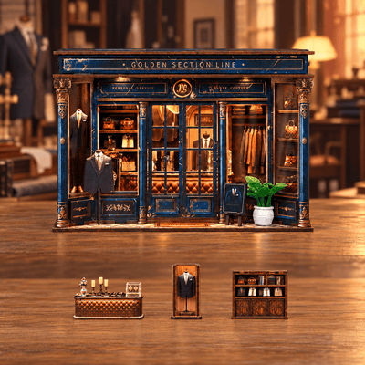 HiNooki - Golden Section LineDIY Miniature House Kit