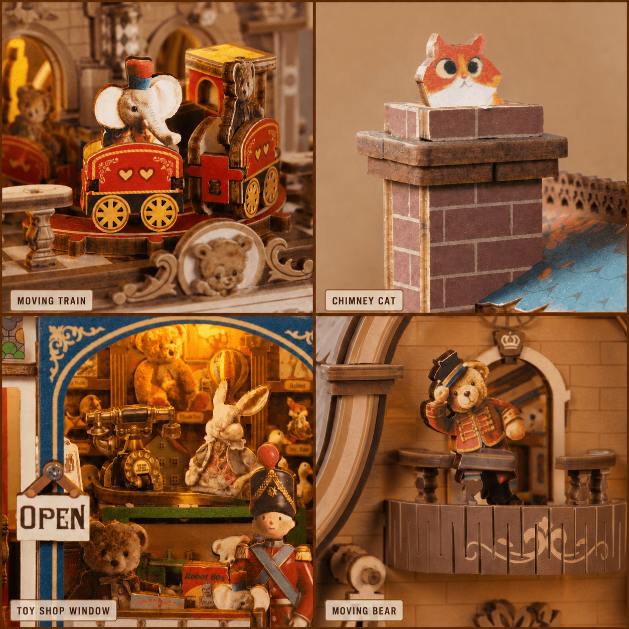 HiNooki - Happyduke Toys3D Wooden Puzzles