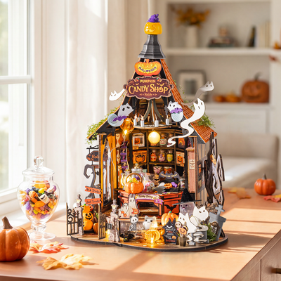 Haunted Candy House – DIY miniature house kit, HiNooki (image 5)