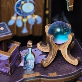 A celestial desk full of curious finds
