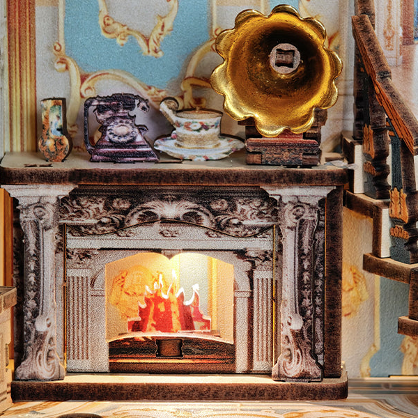 A little fireside corner