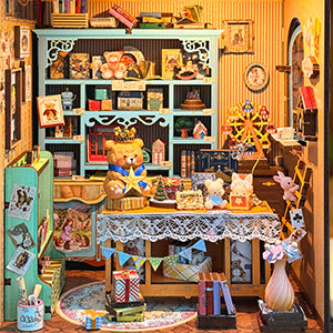 Shelves full of tiny treasures