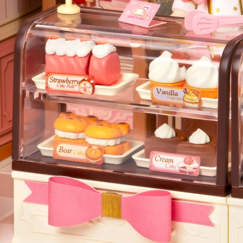 A counter full of cakes