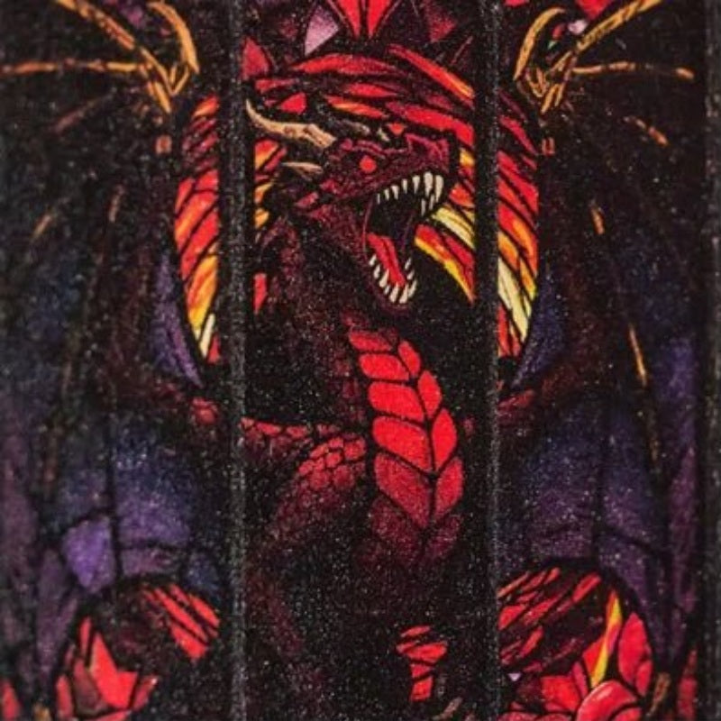 A dragon in the window