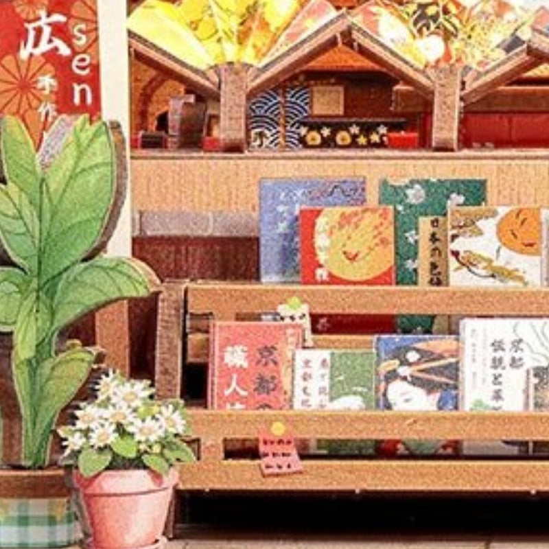 Paper treasures on the shelf