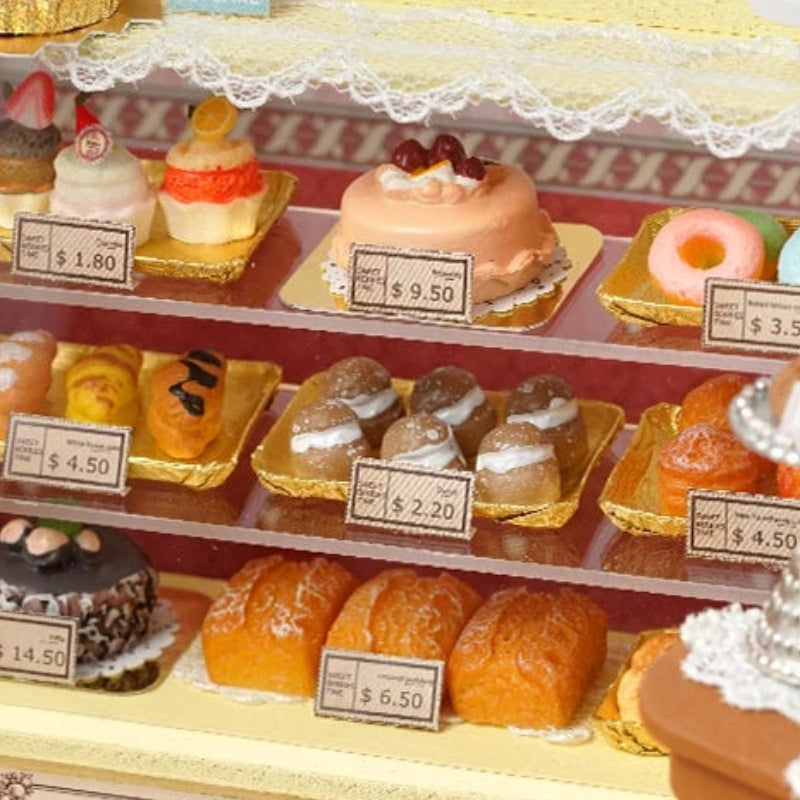 Treats in the display cabinet
