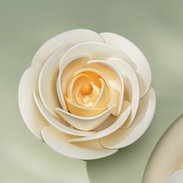 White Camellia in soft layers