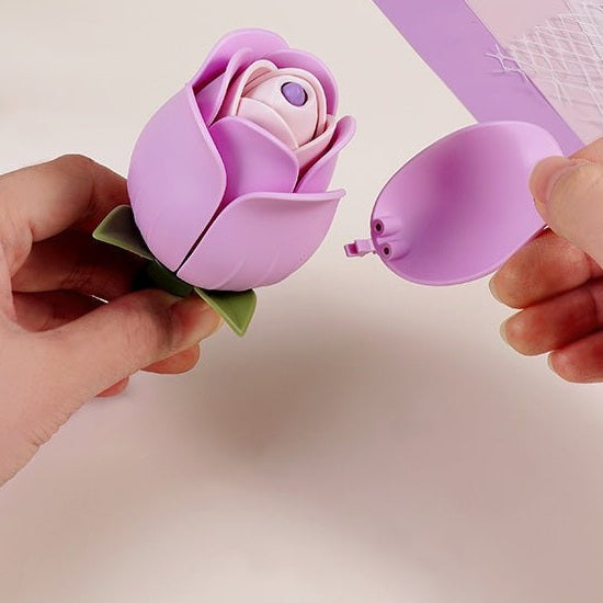 Purple Rose, petal by petal