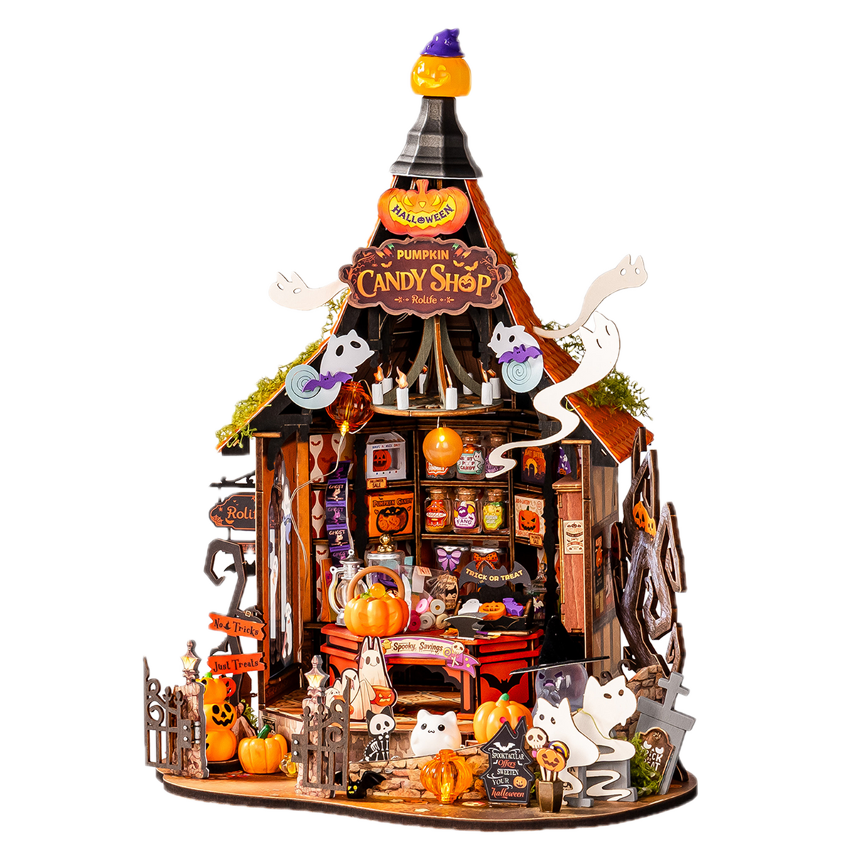 Haunted Candy House DIY miniature kit