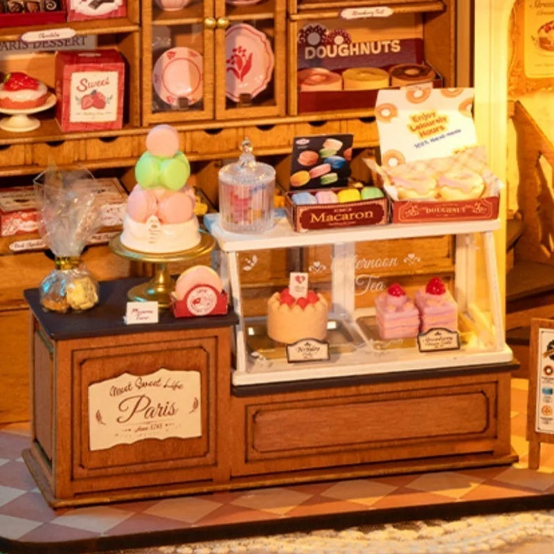 A counter full of sweet things