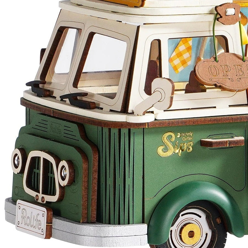 The familiar face of a vintage van