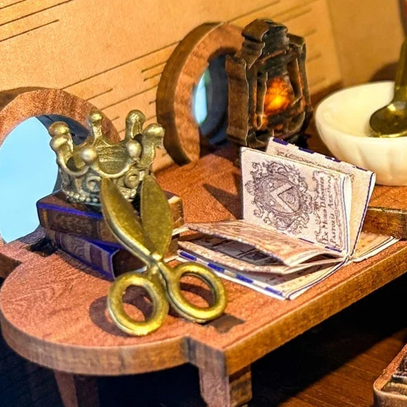 A book left open by the window