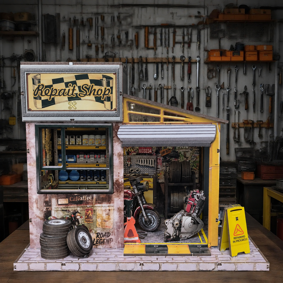 Motorradwerkstatt