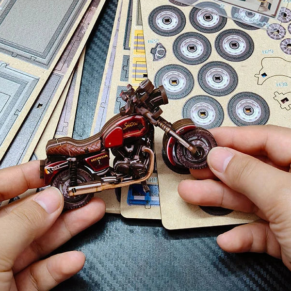A motorcycle you build yourself